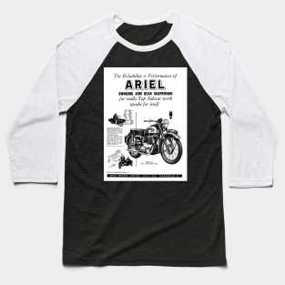 Vintage Ariel Motorbike Advert Baseball T-Shirt